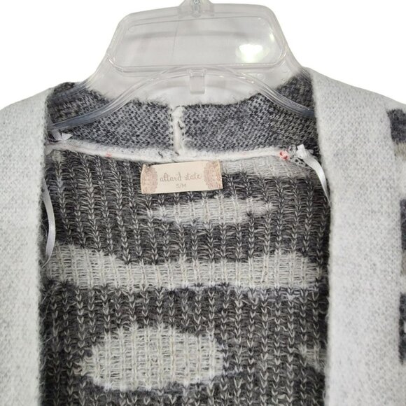 19. Altar'D State Women's Teddy Long Line Duster Cardigan Multi Color Size S - Picture 3 of 9